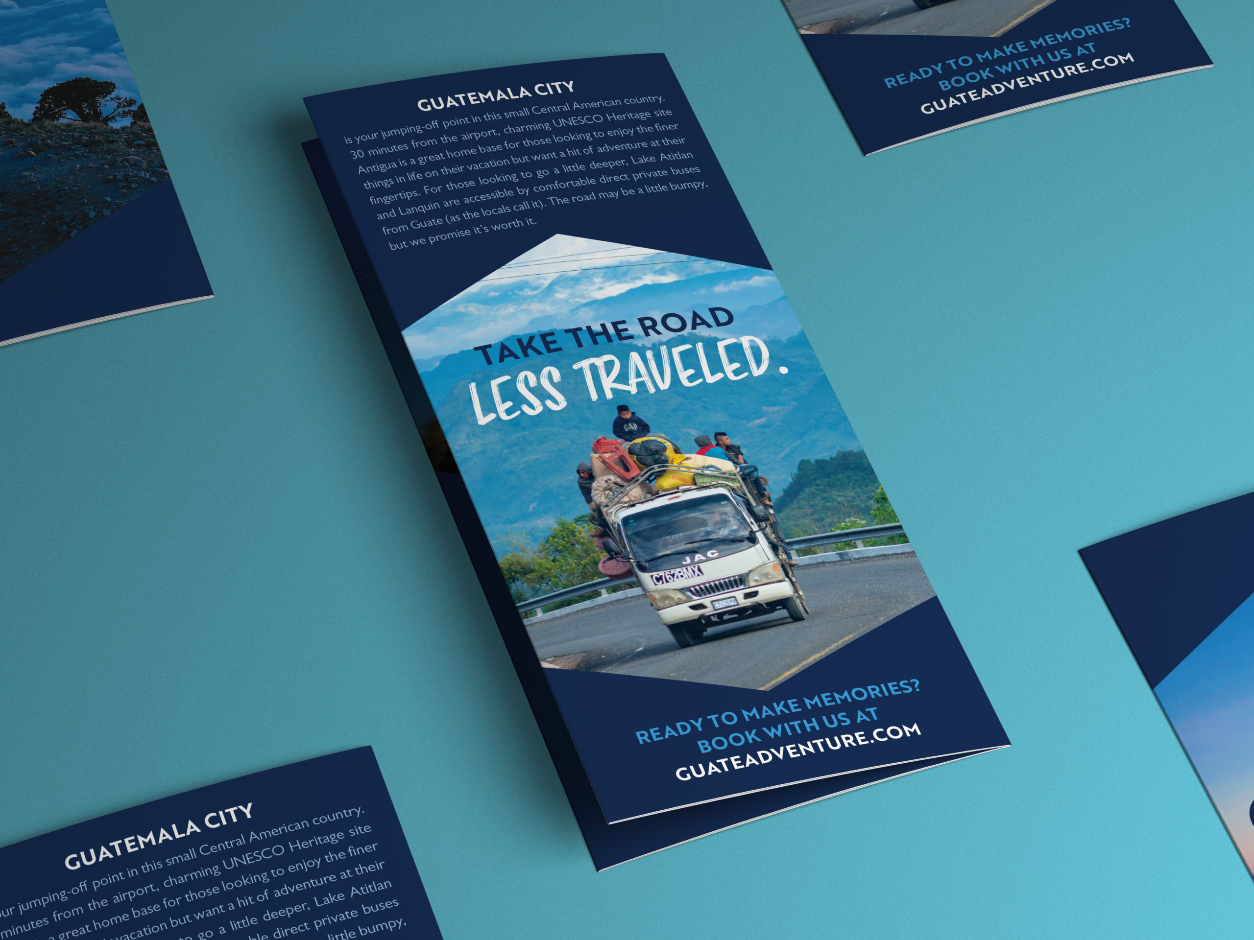 Guatemala adventure travel brochure